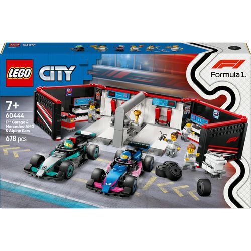5702017812502 - 60444 City F1 Garage mit Mercedes-AMG & Alpine Rennautos Konstruktionsspielzeug 5702017812502 - 60444 City F1 Garage mit Mercedes-AMG & Alpine Rennautos Konstruktionsspielzeug
