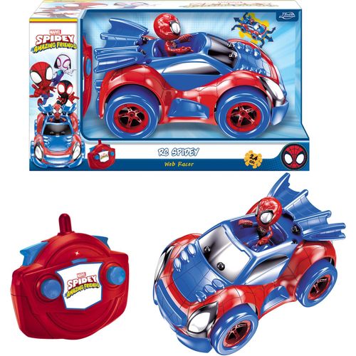 4006333082856 - Dickie Toys 203225000 Spidey Web Racer 118 RC Einsteiger Modellauto Elektro Straßenmodell