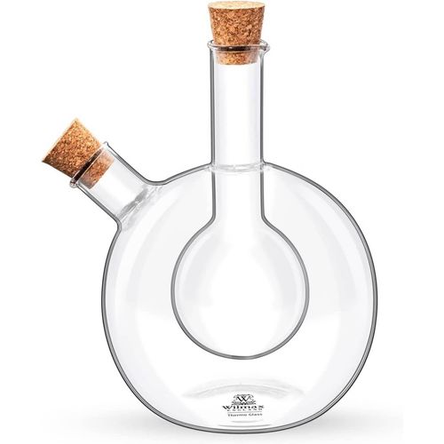 5054428889544 - Wilmax 2in1 Glas Essig-Öl-Flasche 2-teiliges Ölspender Set 300 ml 60 ml 5054428889544 - Wilmax 2in1 Glas Essig-Öl-Flasche 2-teiliges Ölspender Set 300 ml 60 ml