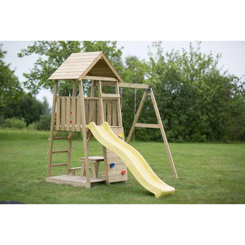 4751017090879 - Wenditoys - Wendi Toys Holz Spielhaus Stelzenhaus Klettergerüst Pelikan inkl Picknicktisch Schaukel und Rutsche 4751017090879 - Wenditoys - Wendi Toys Holz Spielhaus Stelzenhaus Klettergerüst Pelikan inkl Picknicktisch Schaukel und Rutsche