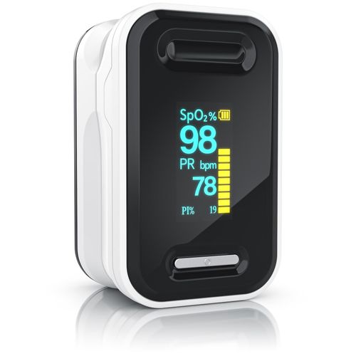 4062861073032 - Medicinalis Pulsoximeter Finger - SpO2 Pulsmesser - Fingerpulsoximeter - Messung von Puls und Sauerstoffsättigung am Finger - OLED Display 4062861073032 - Medicinalis Pulsoximeter Finger - SpO2 Pulsmesser - Fingerpulsoximeter - Messung von Puls und Sauerstoffsättigung am Finger - OLED Display