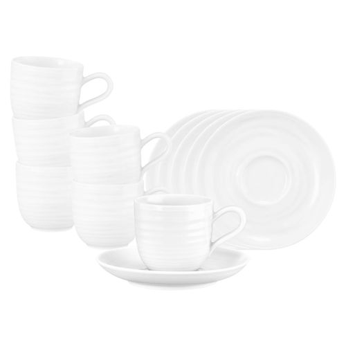 4262487294846 - Espressotassen mit Untertassen Terra 009 l 6er Set 4262487294846 - Espressotassen mit Untertassen Terra 009 l 6er Set