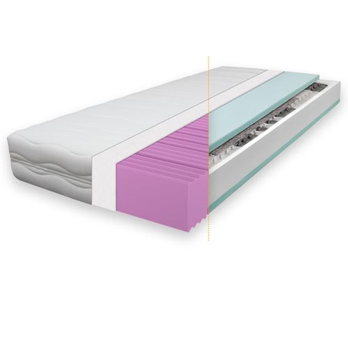 4019793497658 - BeCoBeCo Onyx Matratze Höhe 21 cm ergonomischer Schlaf wie im Luxus-Hotel wahlweise als Federkern oder Kaltschaum Oeko-TEX® & CertiPUR Zertifiziert 7 Zonen produziert in Deutschland90 x 200 cm