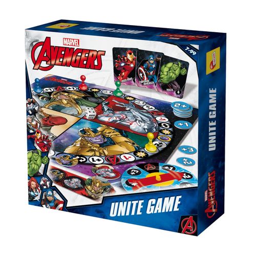 8008324100910 - Lisciani 100910 - Brettspiel - Marvel Avengers Unite Game Thanos Revenge mehrsprachig