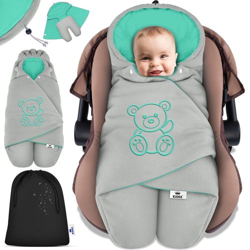 4255598305150 - KIDIZ® Baby Einschlagdecke Winter mit Kapuze +Tasche Babyeinschlagdecke Universal für Babyschale Autositz zB für Maxi-Cosi Römer für Buggy Babybett Kinderwagen & alle Gurtsysteme 3 & 5-Punkt Gurt 4255598305150 - KIDIZ® Baby Einschlagdecke Winter mit Kapuze +Tasche Babyeinschlagdecke Universal für Babyschale Autositz zB für Maxi-Cosi Römer für Buggy Babybett Kinderwagen & alle Gurtsysteme 3 & 5-Punkt Gurt