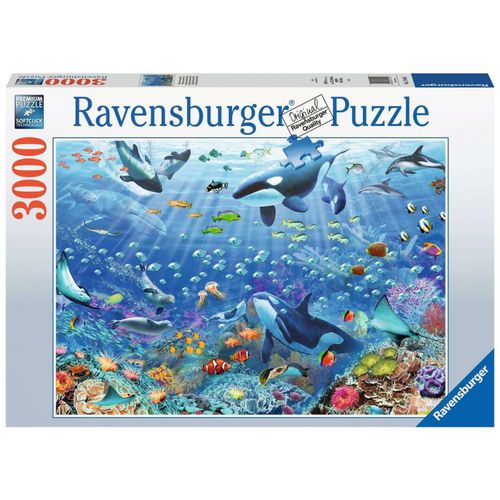 4005556174447 - Ravensburger Puzzle 17444 Bunter Unterwasserspaß - 3000 Teile Puzzle für Erwachsene und Kinder ab 14 Jahren