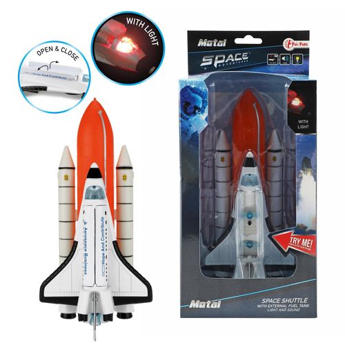 8719904120524 - Toi-Toys 12052A - Raumfähre mit externem Treibstofftank (Licht und Sound) Raumschiff Weltall Astronaut 8719904120524 - Toi-Toys 12052A - Raumfähre mit externem Treibstofftank (Licht und Sound) Raumschiff Weltall Astronaut