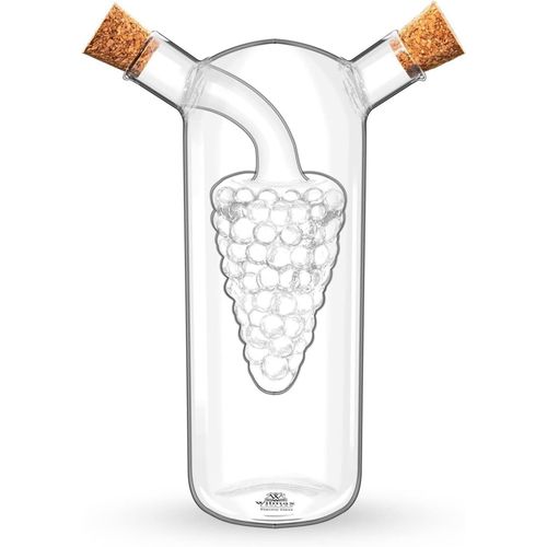 5905454260589 - Wilmax 2in1 Glas Essig-Öl-Flasche 2-teiliges Ölspender Set 250 ml 50 ml 5905454260589 - Wilmax 2in1 Glas Essig-Öl-Flasche 2-teiliges Ölspender Set 250 ml 50 ml