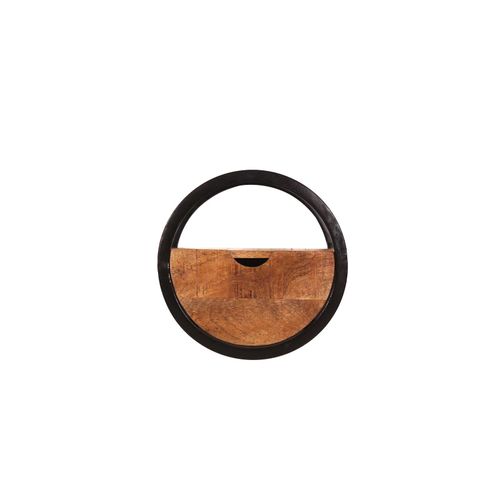 4059865171352 - Wandregal Sidney Mangoholz Metall Wandboard Ablage Regal Hängeregal Bücherregal 4059865171352 - Wandregal Sidney Mangoholz Metall Wandboard Ablage Regal Hängeregal Bücherregal
