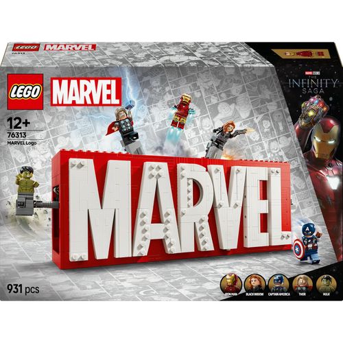 5702017817866 - LEGO Super Heroes Marvel MARVEL Logo & Minifiguren 76313