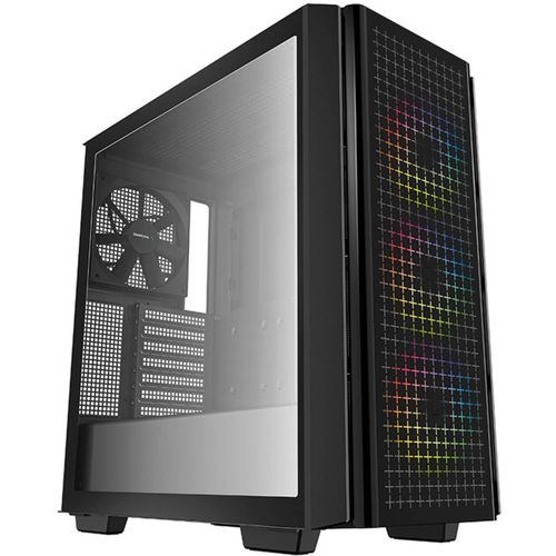 6933412714798 - DeepCool CG540 Midi-Tower PC-Gehäuse Schwarz 1 vorinstallierter Lüfter 3 Vorinstallierte LED Lüfter