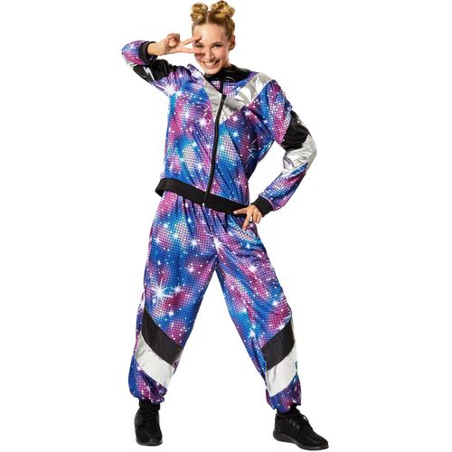 4061173276216 - tectake® Damenkostüm Retro 80er 90er Jahre Disco Jogginganzug 4061173276216 - tectake® Damenkostüm Retro 80er 90er Jahre Disco Jogginganzug