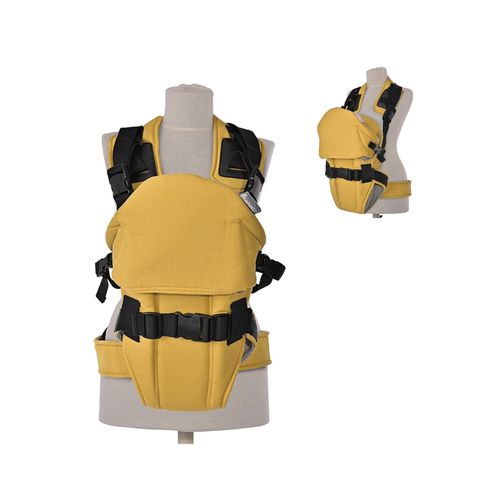 3800166104119 - Babytrage 3 in 1 Tragehilfe Weekend Bauchtrage 2 Richtungen ab 4 Monate gelb