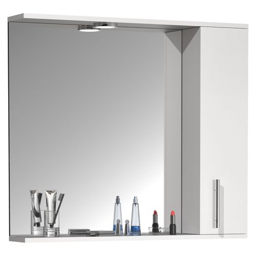 4051814423772 - Badspiegel Badschrank zeitlos Maße ca H 71 x B 75 x T 14 cm ausreichend Stauraum Spiegelschrank mit Beleuchtung - Lisalo XL Gr 75 weiß B75cm H71cm T14cm Holzwerkstoff Spiegel 4051814423772 - Badspiegel Badschrank zeitlos Maße ca H 71 x B 75 x T 14 cm ausreichend Stauraum Spiegelschrank mit Beleuchtung - Lisalo XL Gr 75 weiß B75cm H71cm T14cm Holzwerkstoff Spiegel