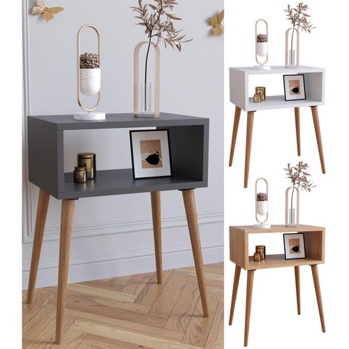 4051814426742 - Nachtschrank Beistelltisch Konsole Boxspring Nachttisch Singol M (Farbe Honig-Eiche) 4051814426742 - Nachtschrank Beistelltisch Konsole Boxspring Nachttisch Singol M (Farbe Honig-Eiche)
