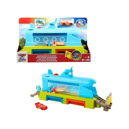 0194735058334 - HGV70 - Disney Pixar Cars - On the Road - Spielset Unterwasser-Waschanlage