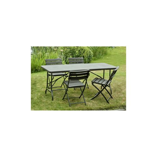 4041908121318 - Sitzgruppe Tabora schwarz Kunststoff Metall 5-teilig 4041908121318 Garden Pleasure 4041908121318 - Sitzgruppe Tabora schwarz Kunststoff Metall 5-teilig 4041908121318 Garden Pleasure