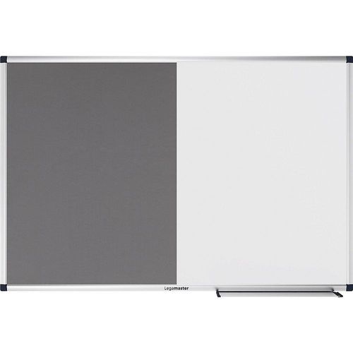 8713797107563 - Kombiboard UNITE Pinboard & Whiteboard B 900 x T 126 x H 600 mm Markerablage lackierter Stahl & Filz weiß & grau 8713797107563 - Kombiboard UNITE Pinboard & Whiteboard B 900 x T 126 x H 600 mm Markerablage lackierter Stahl & Filz weiß & grau