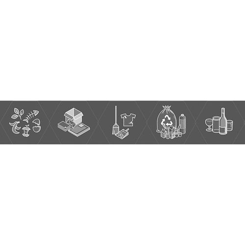 4031068180690 - Sixco- Piktogramme Set = 5 Motive silberner Druck - Stumpf
