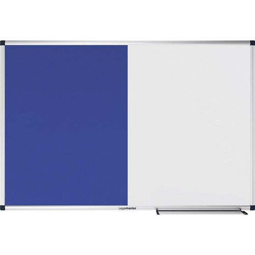 8713797107549 - Kombiboard UNITE Pinboard & Whiteboard B 900 x T 126 x H 600 mm Markerablage lackierter Stahl & Filz weiß & blau 8713797107549 - Kombiboard UNITE Pinboard & Whiteboard B 900 x T 126 x H 600 mm Markerablage lackierter Stahl & Filz weiß & blau