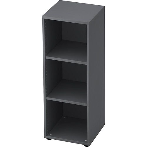 4032062157633 - eurokraft pro Büroregal 2 Fachböden HxBxT 1100 x 400 x 400 mm graphit