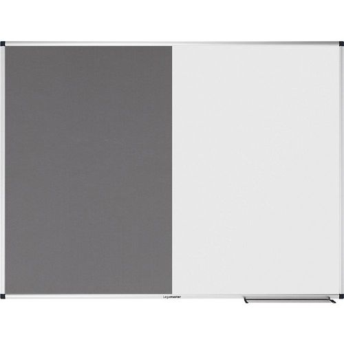 8713797107556 - Kombiboard UNITE Pinboard & Whiteboard B 1200 x T 126 x H 900 mm Markerablage lackierter Stahl & Filz weiß & grau 8713797107556 - Kombiboard UNITE Pinboard & Whiteboard B 1200 x T 126 x H 900 mm Markerablage lackierter Stahl & Filz weiß & grau