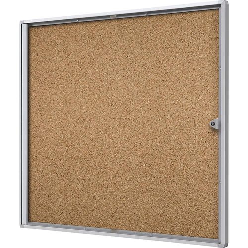 4061753028105 - eurokraft basic Info-Schaukasten für innen Korkrückwand 6 DIN A4-Blätter HxB 655 x 711 mm ab 5 Stk