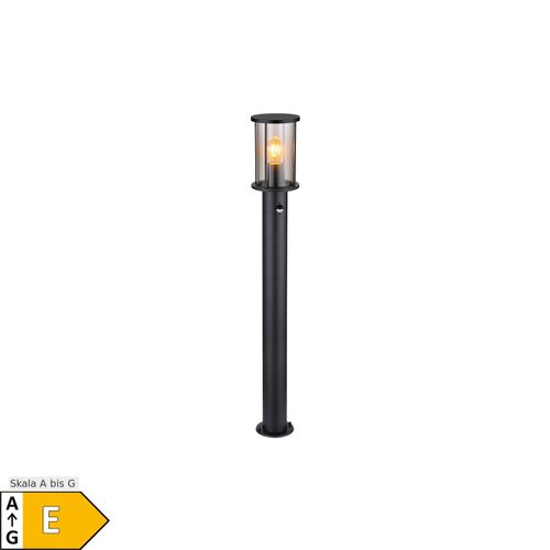 9007371463831 - - Wegeleuchte Stehleuchte Gartenlampe Außenlampe Edelstahl Glas Bewegungsmelder schwarz rauch 1xE27 DxH 143x100cm 9007371463831 - - Wegeleuchte Stehleuchte Gartenlampe Außenlampe Edelstahl Glas Bewegungsmelder schwarz rauch 1xE27 DxH 143x100cm
