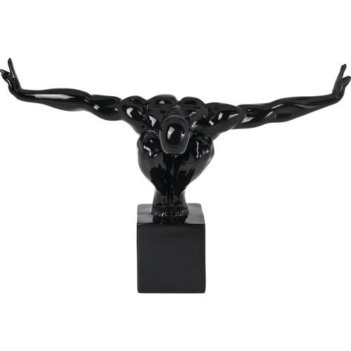 4025621307969 - Kare-Design Skulptur  Schwarz  Kunststoff Stein  43x29x15 cm  zum Stellen  Dekoration Skulpturen & Dekoobjekte Skulpturen