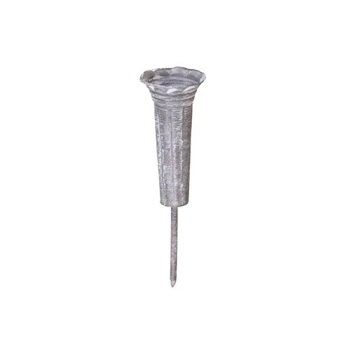 5712750284702 - Chic Antique Kerzenhalter für Mini Stabkerze mit Spieß H145 Ø4 cm antique zink 5712750284702 - Chic Antique Kerzenhalter für Mini Stabkerze mit Spieß H145 Ø4 cm antique zink