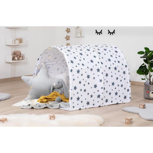 4251105969693 - TiCAA Spiel- und Betttunnel Kinderzelt Kindertunnel für Jungs & Mädchen Spielzelt für Bodenbett Hochbett Etagenbett und Einzelbett 90x200cm