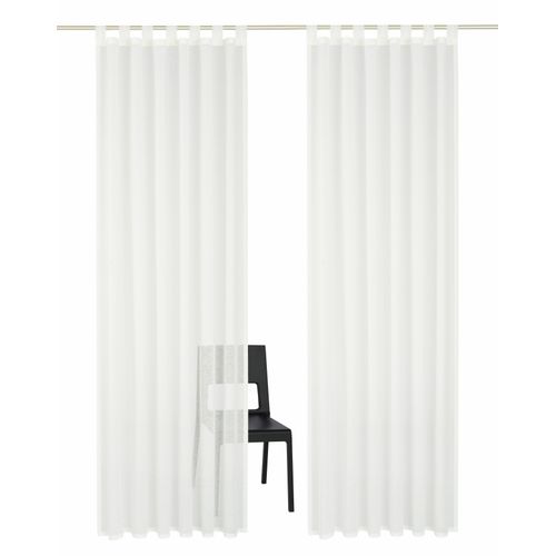 6920192986569 - Gardine MY HOME REGINA Gardinen Gr 295 cm Schlaufen 140 cm beige (creme) Schlaufen Vorhang Fertiggardine 2-er Set transparent 6920192986569 - Gardine MY HOME REGINA Gardinen Gr 295 cm Schlaufen 140 cm beige (creme) Schlaufen Vorhang Fertiggardine 2-er Set transparent