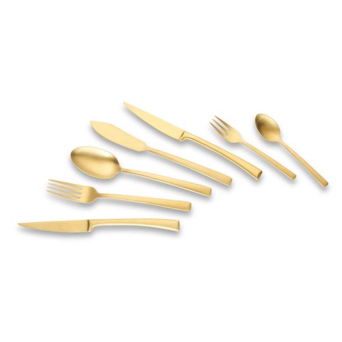 4260238062003 - Besteck-Set Avelino Gold Edition Essbesteck-Sets Gr 42 tlg goldfarben Besteckgarnituren PVD mattiert inkl Aufbewahrungs-Kassette 4260238062003 - Besteck-Set Avelino Gold Edition Essbesteck-Sets Gr 42 tlg goldfarben Besteckgarnituren PVD mattiert inkl Aufbewahrungs-Kassette
