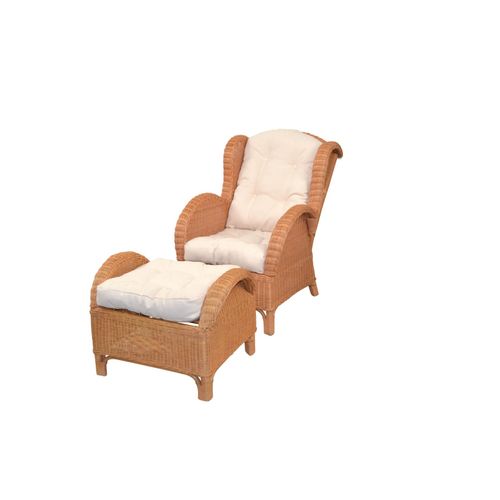 4046884078281 - möbel direkt online Rattansessel mit Fusshocker Hajo 4046884078281 - möbel direkt online Rattansessel mit Fusshocker Hajo