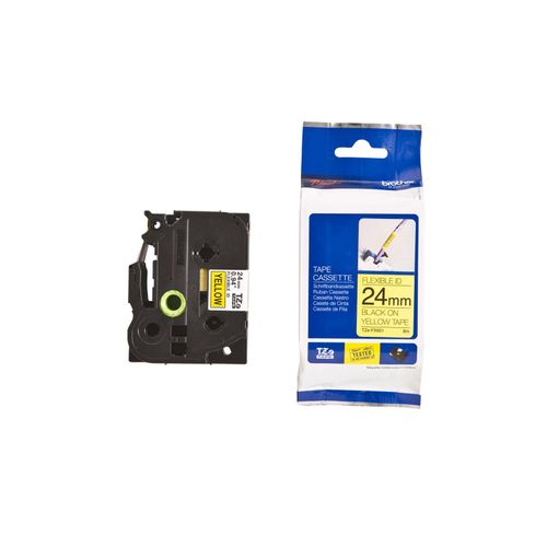 4977766692557 - TZe FX651 - Flexitape - Schwarz auf Gelb - Rolle (24 cm) - 1 Rolle(n) - für P-Touch PT-2420 2430 2460 2470 4977766692557 - TZe FX651 - Flexitape - Schwarz auf Gelb - Rolle (24 cm) - 1 Rolle(n) - für P-Touch PT-2420 2430 2460 2470