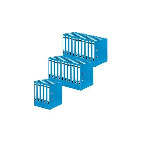 4014481248314 - Select Ordner DIN A4 Rückenbreite 50 mm 25 Stück Polypropylen und Recyclingpapier hellblau