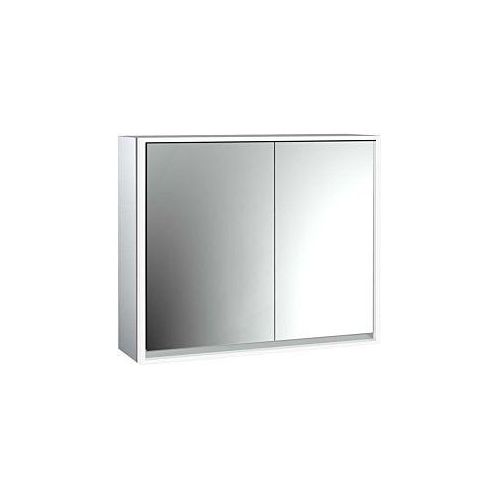 4018445139830 - Emco Loft Aufputz-Lichtspiegelschrank 979805110 800x733mm LED 2-türig breite Tür links aluminium Spiegel 4018445139830 - Emco Loft Aufputz-Lichtspiegelschrank 979805110 800x733mm LED 2-türig breite Tür links aluminium Spiegel