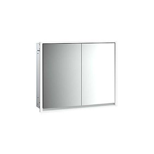 4018445139939 - Emco Loft Unterputz-Lichtspiegelschrank 979805107 800x733mm LED 2-türig aluminium Spiegel