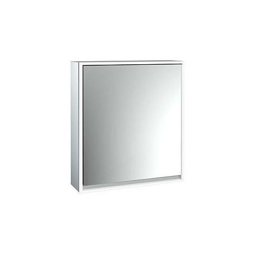 4018445139793 - Emco Loft Aufputz-Lichtspiegelschrank 979805102 600x733mm LED umlaufend 1 Tür Anschlag rechts aluminium Spiegel