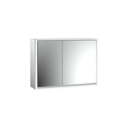 4018445139854 - Emco Loft Aufputz-Lichtspiegelschrank 979805114 1000x733mm LED 2-türig breite Tür rechts aluminium Spiegel 4018445139854 - Emco Loft Aufputz-Lichtspiegelschrank 979805114 1000x733mm LED 2-türig breite Tür rechts aluminium Spiegel