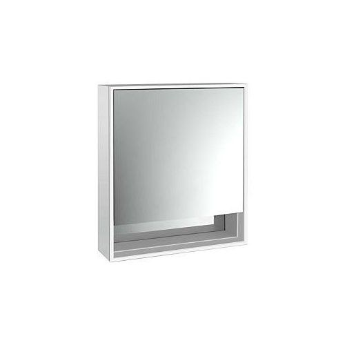 4018445147019 - Emco Loft Aufputz-Lichtspiegelschrank 979805202 600x733mm mit Unterfach LED Anschlag rechts aluminium Spiegel 4018445147019 - Emco Loft Aufputz-Lichtspiegelschrank 979805202 600x733mm mit Unterfach LED Anschlag rechts aluminium Spiegel