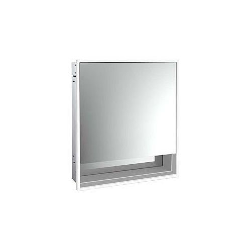 4018445147026 - Emco Loft Unterputz-Lichtspiegelschrank 979805203 600x733mm mit Unterfach LED Anschlag rechts aluminium Spiegel 4018445147026 - Emco Loft Unterputz-Lichtspiegelschrank 979805203 600x733mm mit Unterfach LED Anschlag rechts aluminium Spiegel