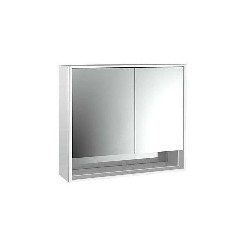 4018445147095 - Emco Loft Aufputz-Lichtspiegelschrank 979805210 800x733mm Unterfach LED 2-türig breite Tür links aluminium Spiegel 4018445147095 - Emco Loft Aufputz-Lichtspiegelschrank 979805210 800x733mm Unterfach LED 2-türig breite Tür links aluminium Spiegel