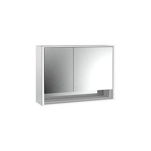 4018445147132 - Emco Loft Aufputz-Lichtspiegelschrank 979805214 1000x733mm Unterfach LED 2-türig breite Tür rechts aluminium Spiegel 4018445147132 - Emco Loft Aufputz-Lichtspiegelschrank 979805214 1000x733mm Unterfach LED 2-türig breite Tür rechts aluminium Spiegel