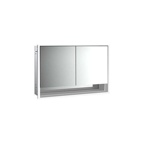 4018445147187 - Emco Loft Unterputz-Lichtspiegelschrank 979805219 1200x733mm mit Unterfach LED 2-türig aluminium Spiegel 4018445147187 - Emco Loft Unterputz-Lichtspiegelschrank 979805219 1200x733mm mit Unterfach LED 2-türig aluminium Spiegel