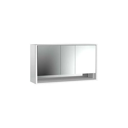 4018445147217 - Emco Loft Aufputz-Lichtspiegelschrank 979805222 1600x733mm mit Unterfach LED 3-türig aluminium Spiegel 4018445147217 - Emco Loft Aufputz-Lichtspiegelschrank 979805222 1600x733mm mit Unterfach LED 3-türig aluminium Spiegel