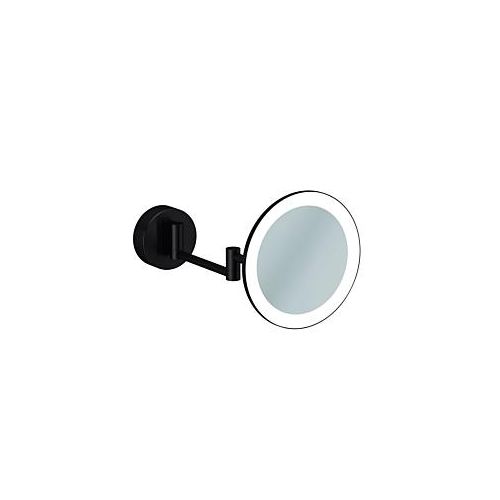 4017080116022 - Kludi VELA R LED-Kosmetikspiegel 58995N2W mit Wandhalterung Brushed Gunmetal 4017080116022 - Kludi VELA R LED-Kosmetikspiegel 58995N2W mit Wandhalterung Brushed Gunmetal