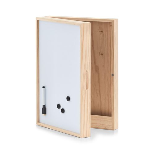 4250648960624 - Schlüsselkasten Memoboard Holz mit Whiteboard 4250648960624 - Schlüsselkasten Memoboard Holz mit Whiteboard