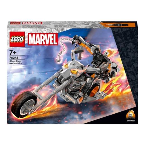 5702017419657 - 76245 Marvel Ghost Rider mit Mech & Bike Konstruktionsspielzeug