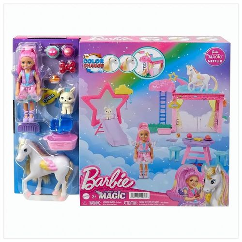 0194735149384 - Barbie - Barbie Ein Verborgener Zauber Chelsea und Pegasus Spielset